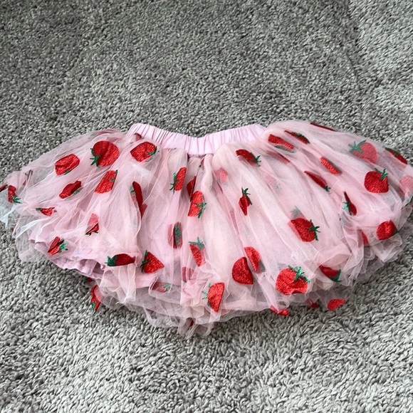 The Wishing Elephant Pink Strawberry Infant Tutu - Picture 1 of 4